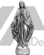 Scultura di Maria Vergine Immacolata Concezione 118 centimetri