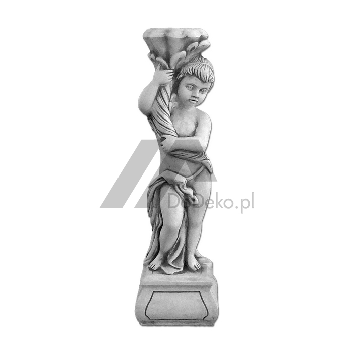 Cupido con un corno - una figura da giardino
