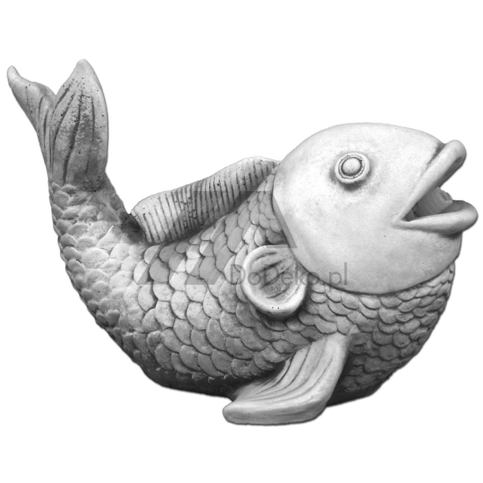 Una figura che versa acqua - un pesce