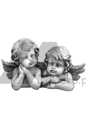 Figurka dekoracyjna - aniołki z betonu