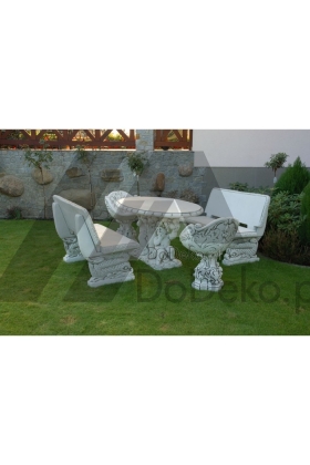 Krzesło ogrodowe, meble ogrodowe z betonu w sklepie DoDeko.pl